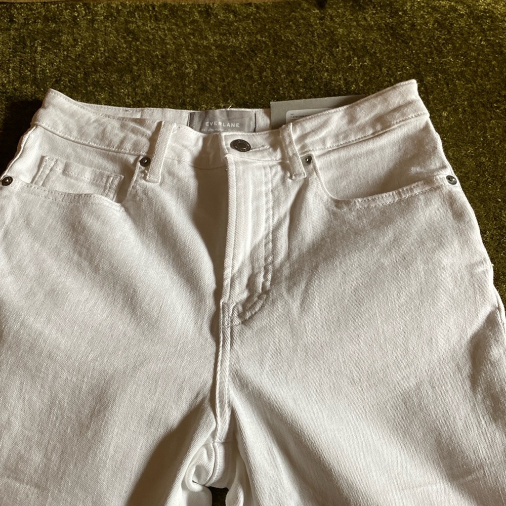 NWT Everlane white stretch jeans 27 Regular size